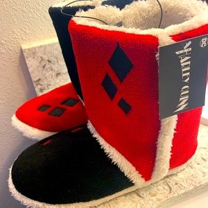 HARLEY QUINN boot slippers